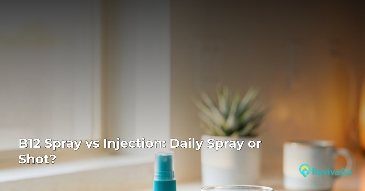 B12 Spray vs Injection: Daily Spray or Shot?